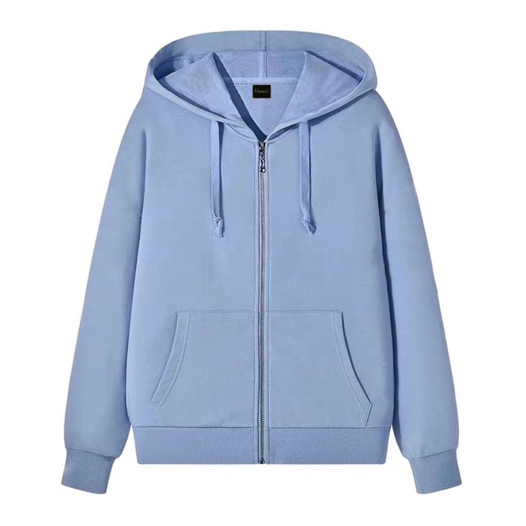 Blue hotsell hoodie jacket