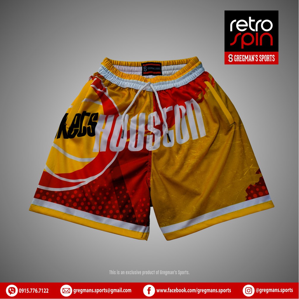 Rockets retro hot sale shorts