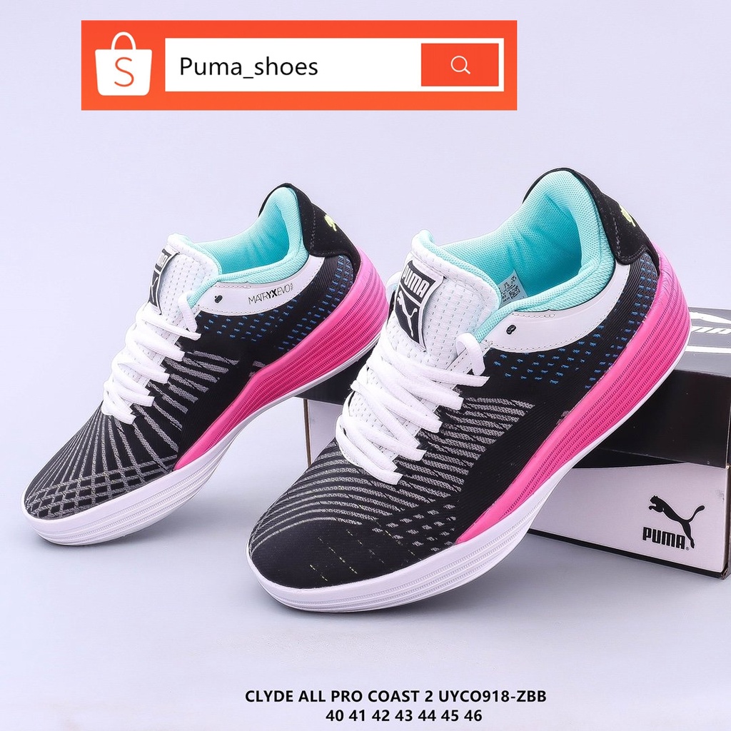 3 Color Original Puma Clyde All Pro Celtics Mesh Casual Running Shoes For Men