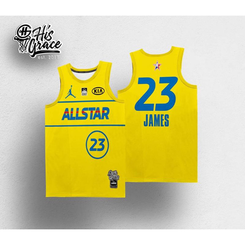 NBA ALL STAR BLUE RED JAMES HG JERSEY FULL SUBLIMATION