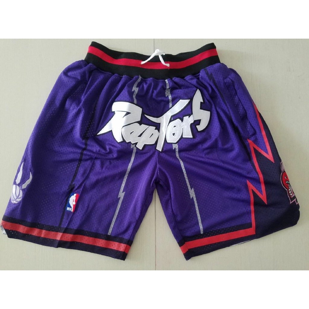 Raptors just don store shorts