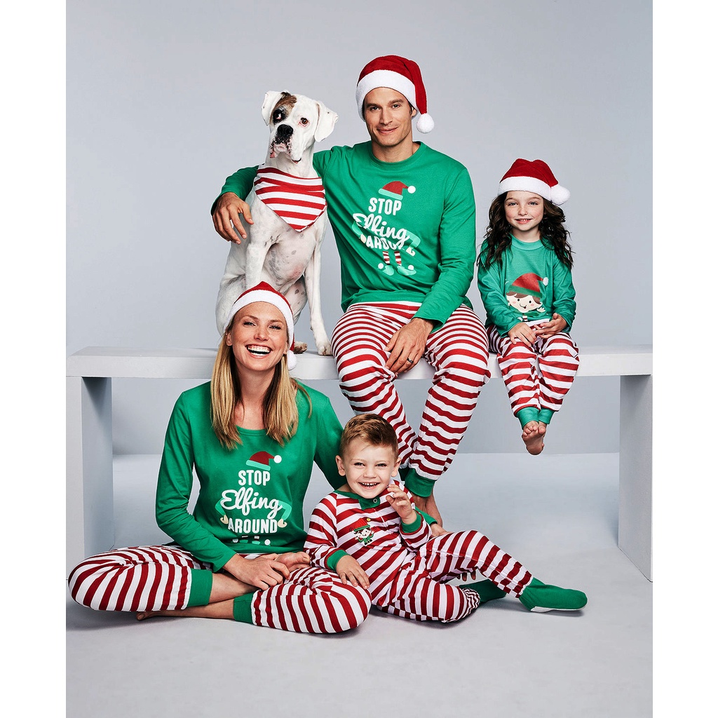 Shop Infant Christmas Stripe Romper/Sleeper - Matching Family Pyjamas