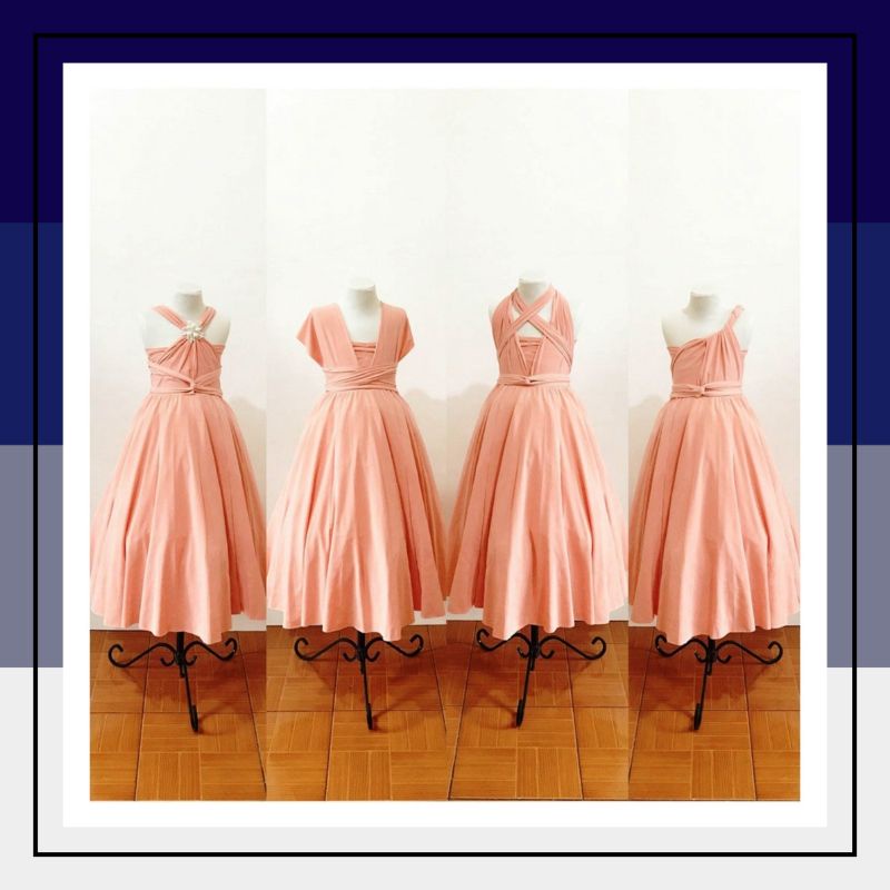 Peach deals infinity dress