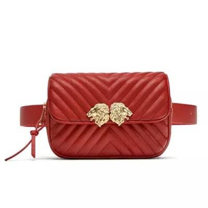 Red belt bag zara new arrivals