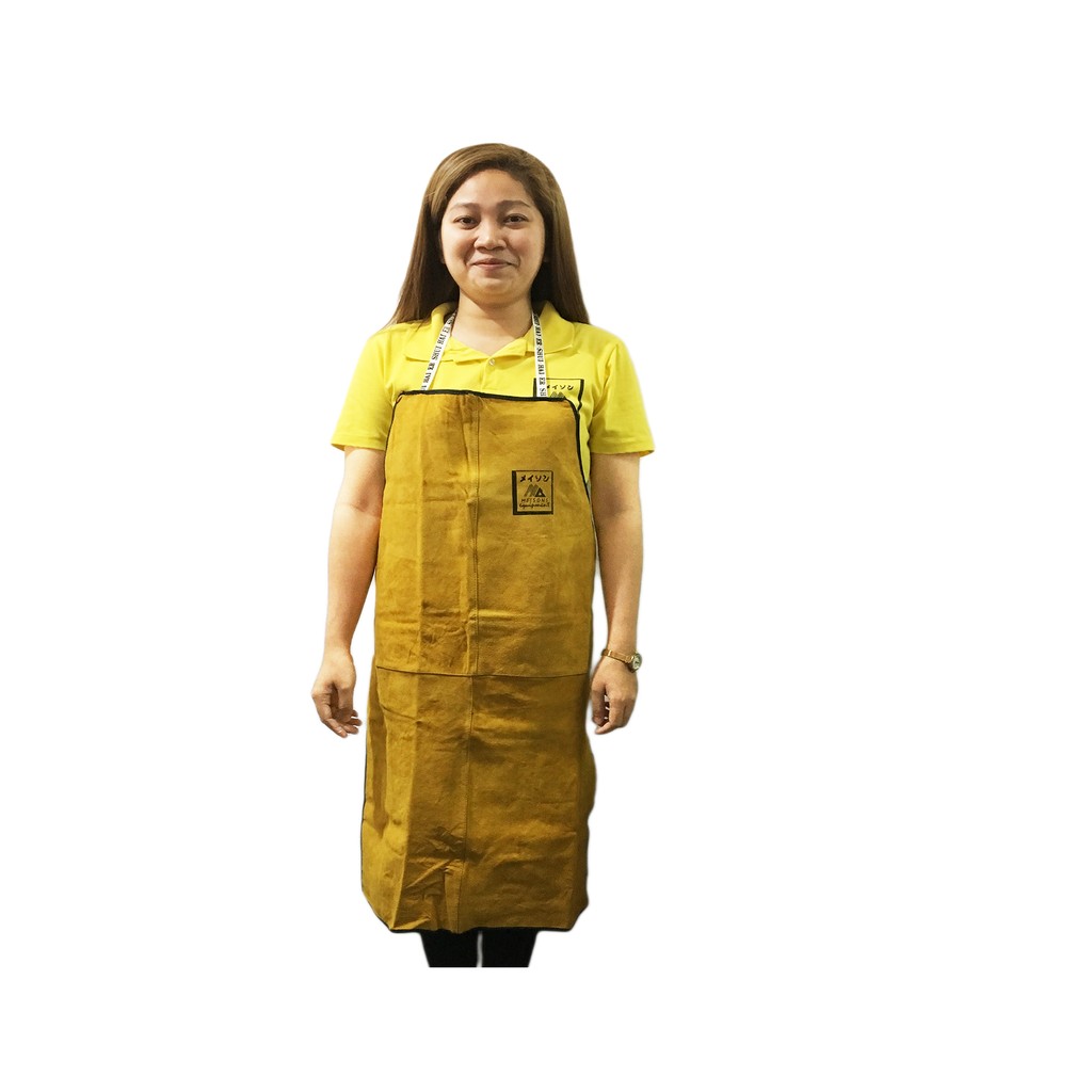 Meisons leather welding apron ANSI STANDARD | Shopee Philippines