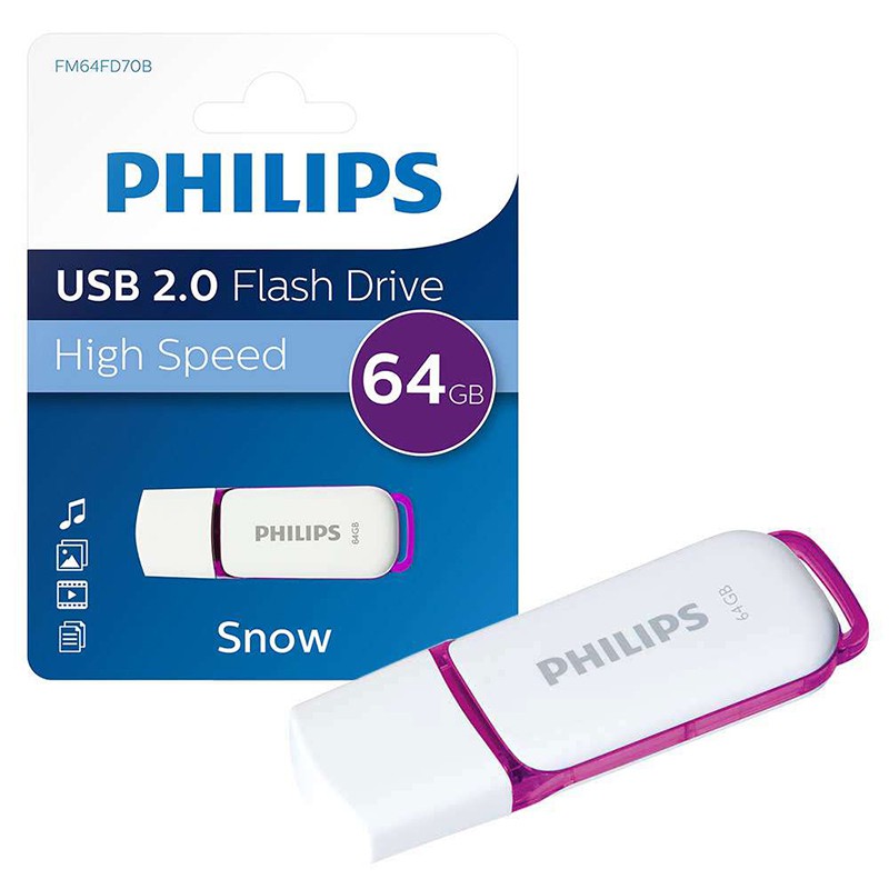 Philips USB flash drive Vivid Edition 64GB, USB3.0, 3-pack