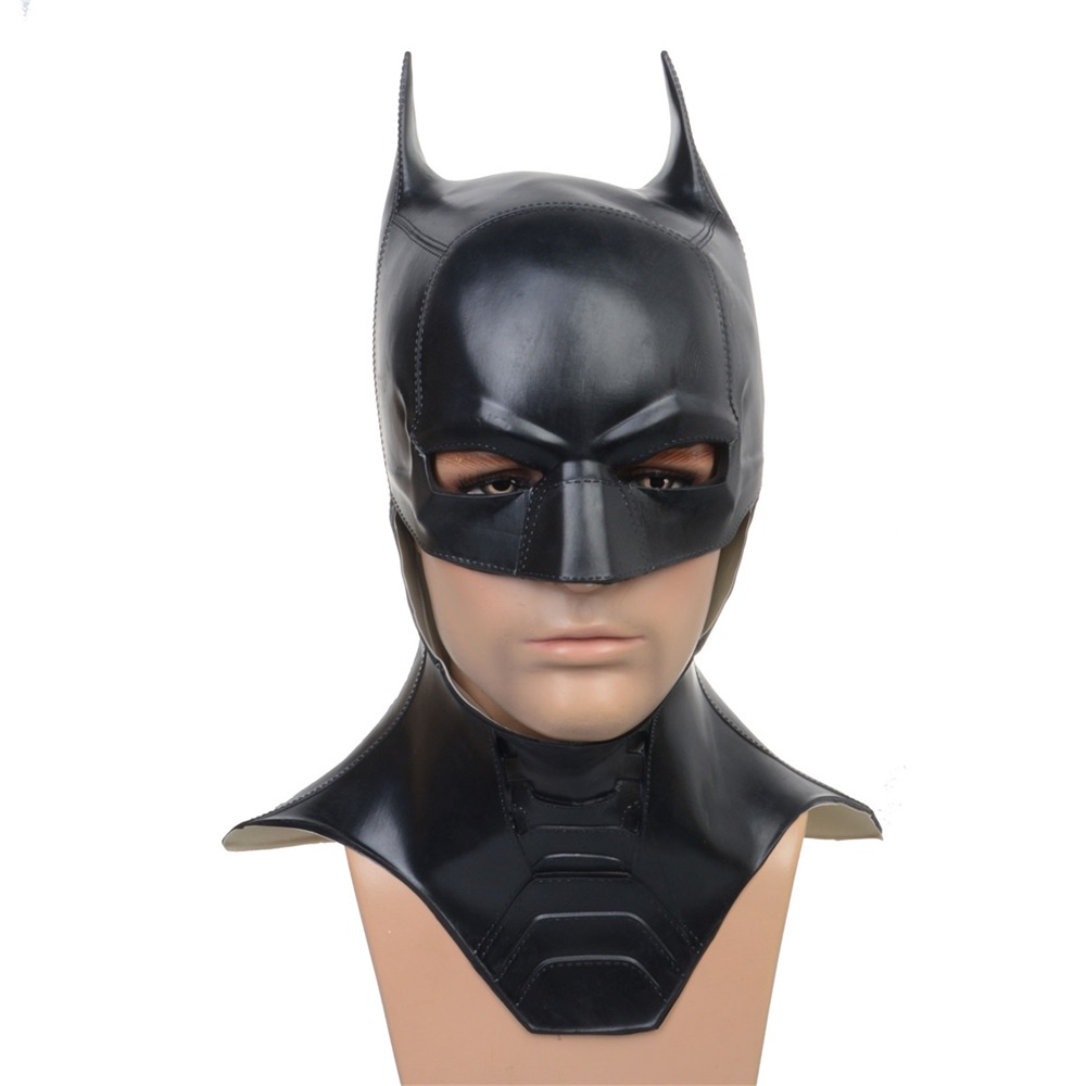 Batman Full Mask With Cowl Adult The Dark Knight Rises Halloween Cosplay  Prop