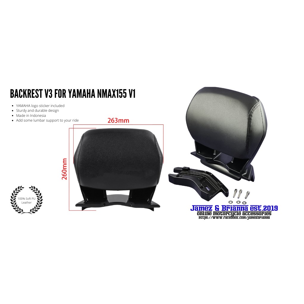 Yamaha backrest deals