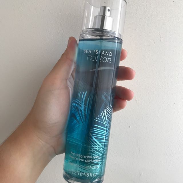 Bath and body works sea island cotton best sale body spray