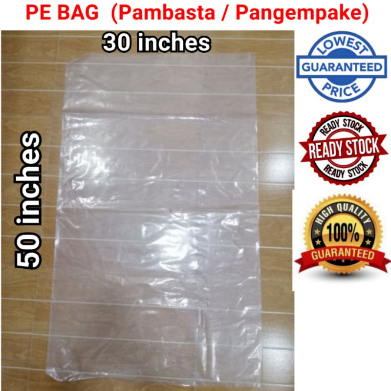 Big clear plastic discount bag