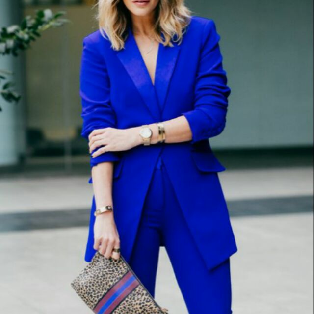 Royal blue corporate hot sale attire