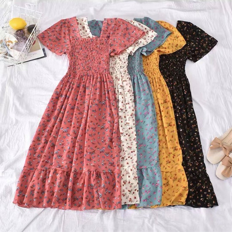 Floral dress clearance shopee