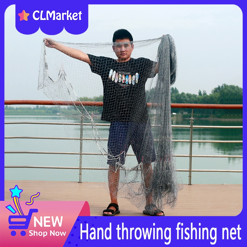 New color fishing net Hand cast fishing net Diameter 550CM Fishing