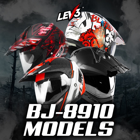 Lev3 2024 motard helmet