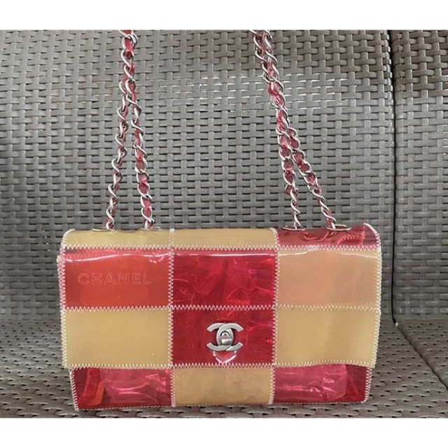 Vintage CHANEL Naked Patchwork Flap Bag at Rice and Beans Vintage