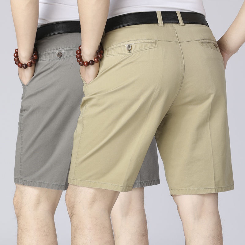 Khaki 2025 shorts formal