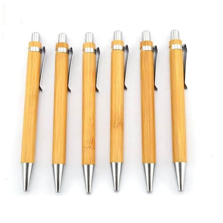 Eco Wooden Bamboo Pen (black ink)