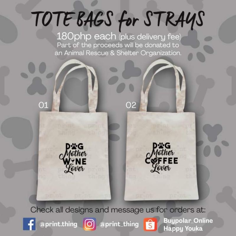 Tote bags for 2024 a good cause