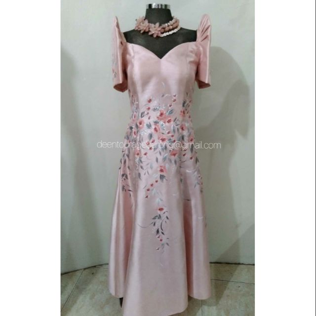 Mestiza gown cheap for sale