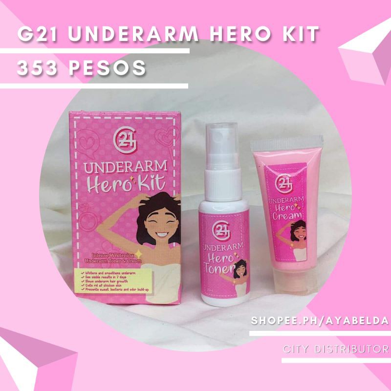 G21 UNDERARM HERO KIT | Shopee Philippines