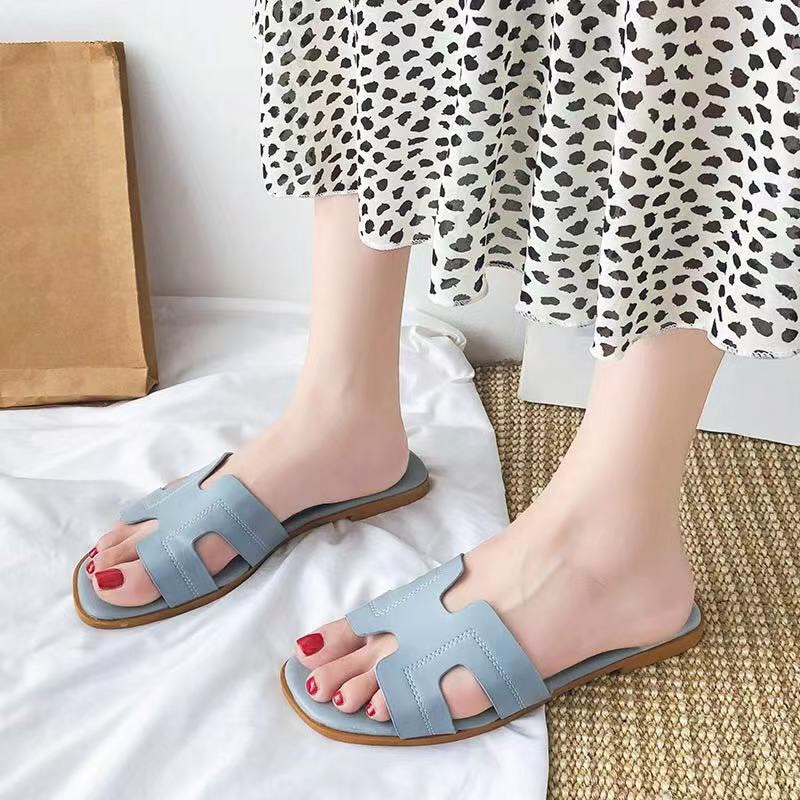 Flat clearance sandals shopee