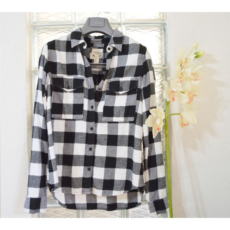 Black and white 2025 checkered polo shirt