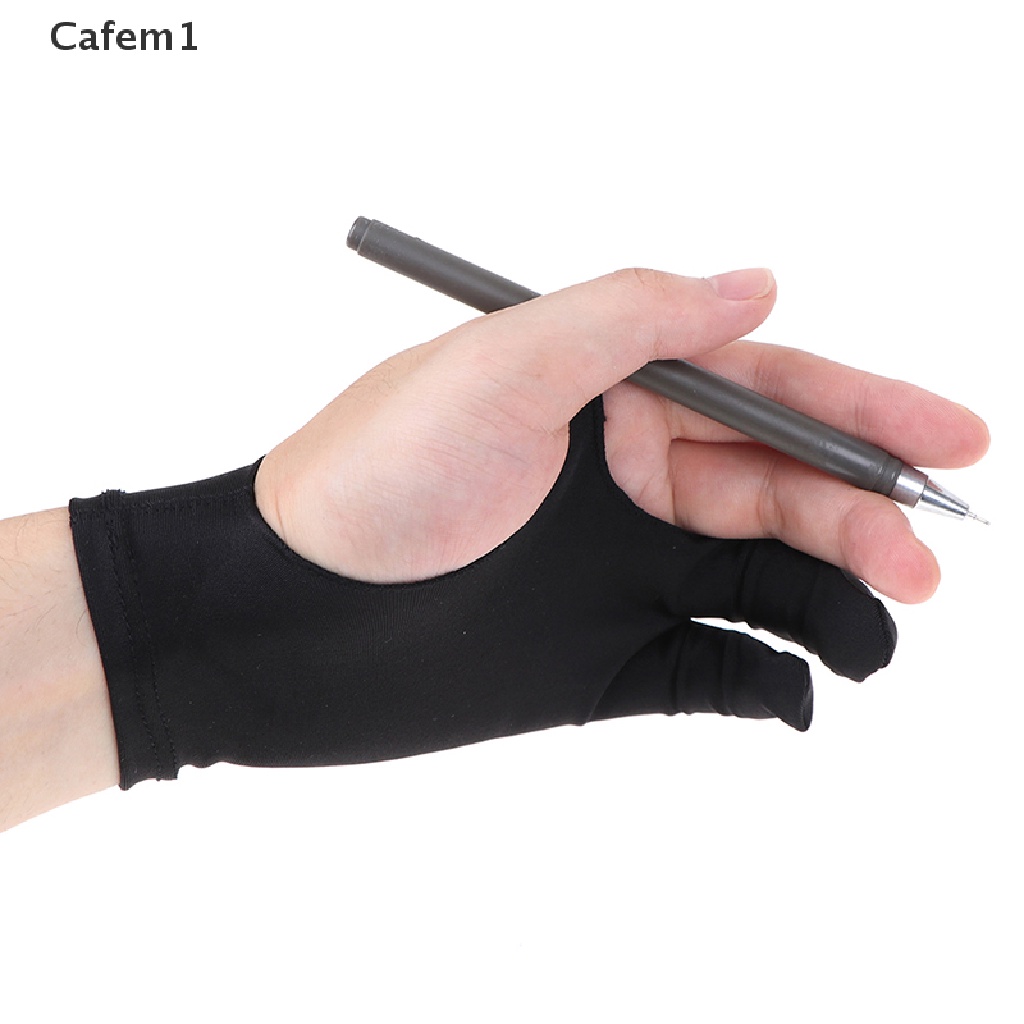 1PC 3 Sizes Two Finger Anti-fouling Glove For Artist Drawing & Pen Graphic  Tablet Pad