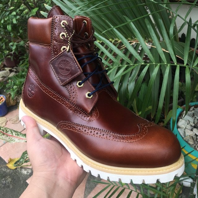 Brogue hot sale timberland chestnut