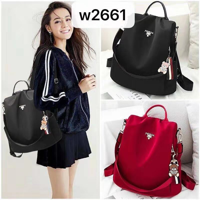 POABA Womens Korean Fashion Theft Safety Casual Backpack Shopee