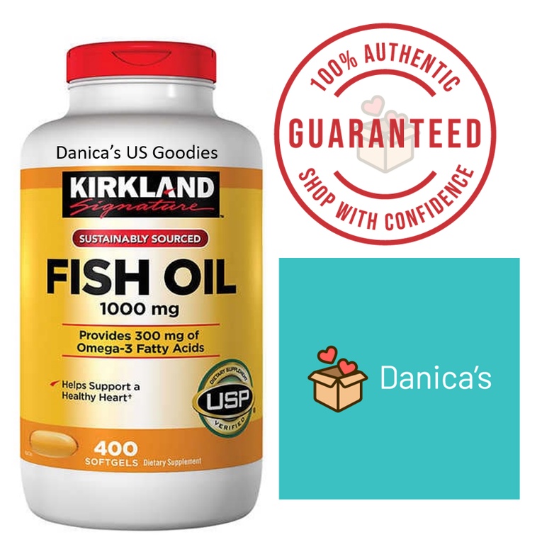 Kirkland Signature Fish Oil - 1,000 mg - 400 Softgels 
