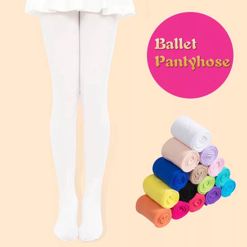 Student Children Girl Dance Socks Kids Ballet Tights Baby Pantyhose Candy  Colors Velvet Comfortable
