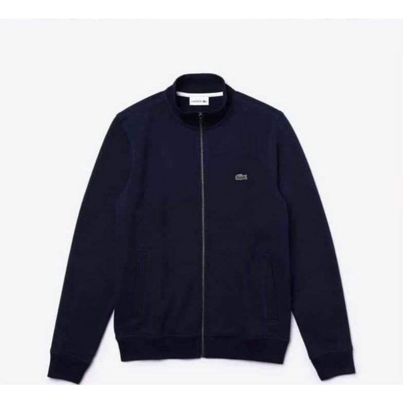 Lacoste navy blue outlet jacket