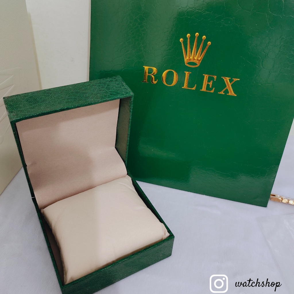 Rolex discount box green