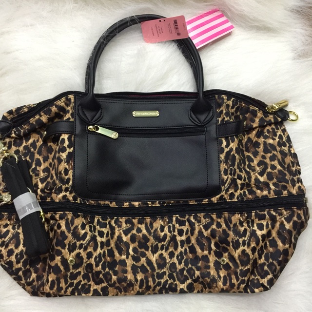 Original Victoria Secret Foldable Large Tote Leopard Shopee