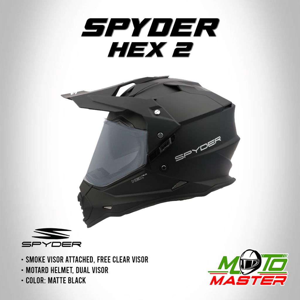 Spyder hex hot sale 2.0 matte black