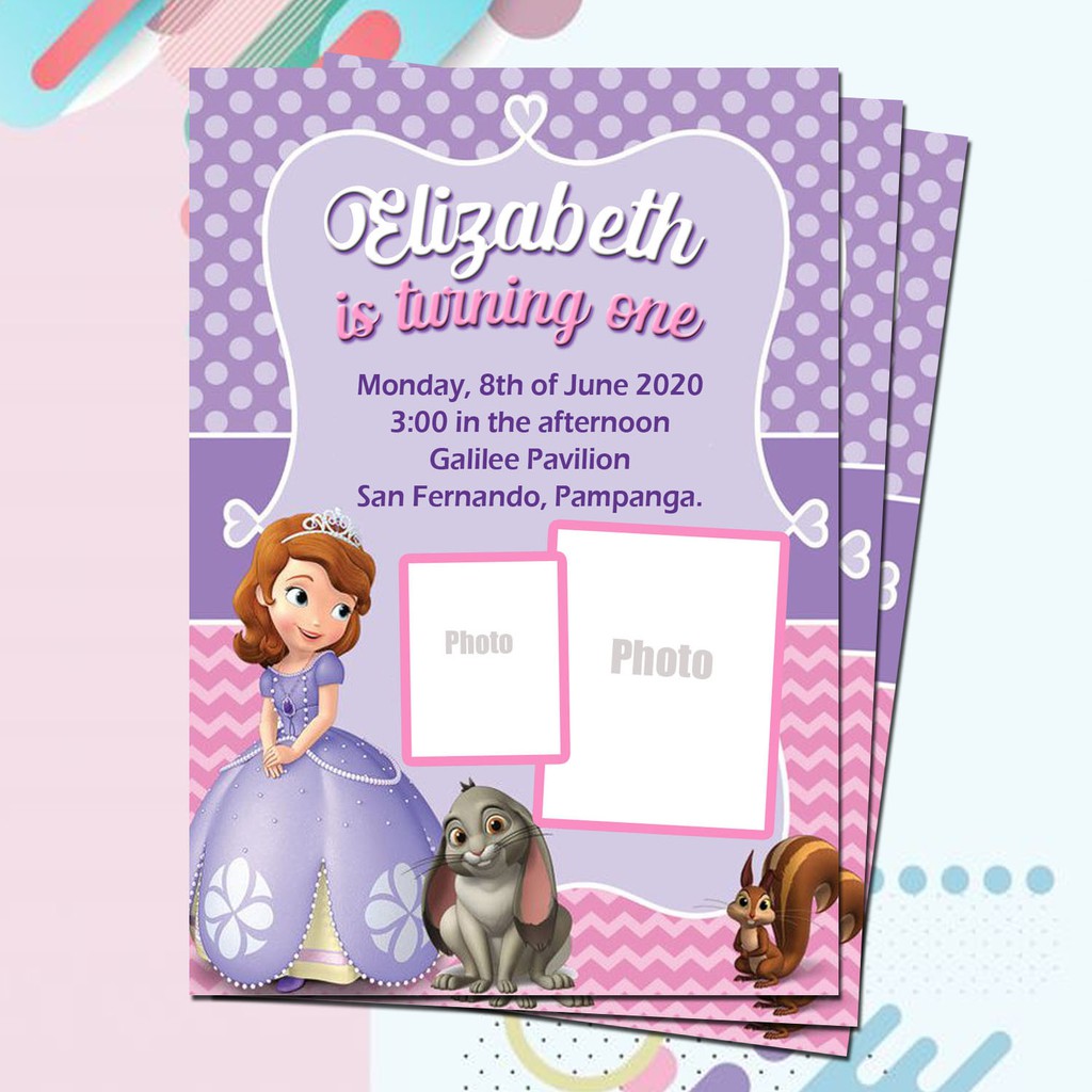 Sofia the deals first invitation