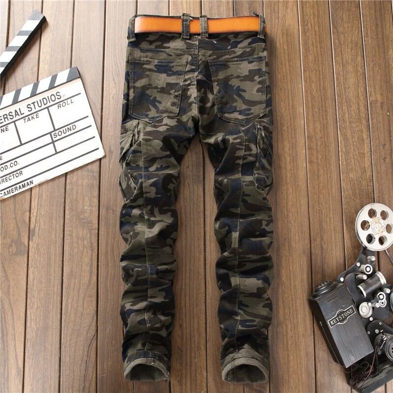 Army hot sale style jeans