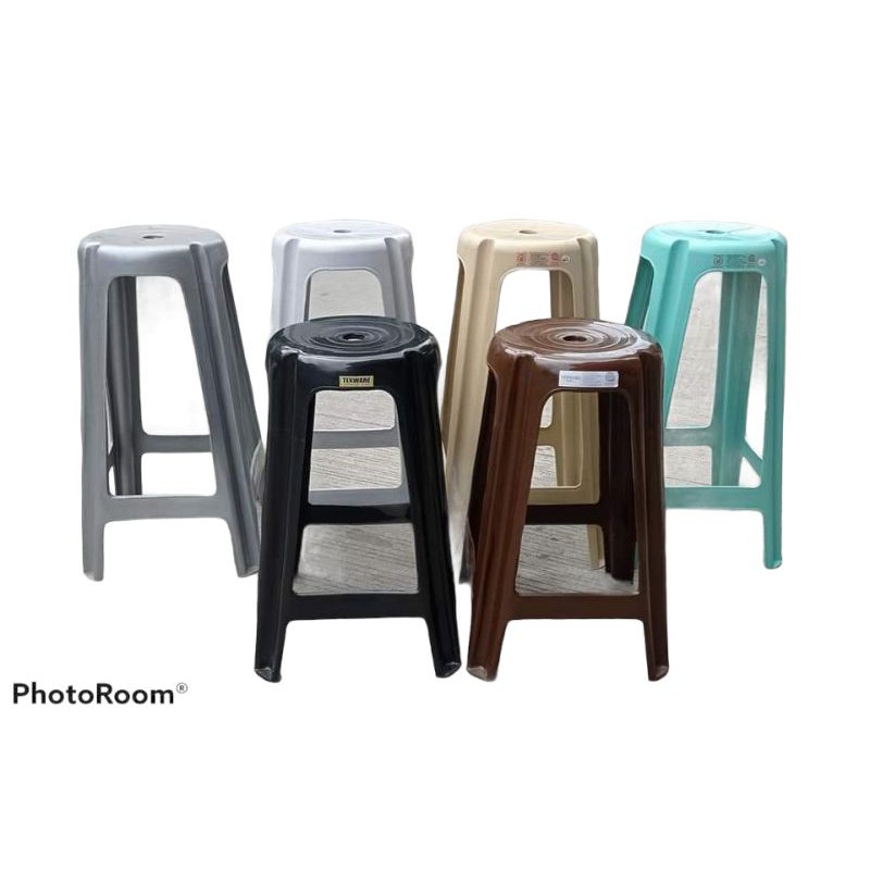 Plastic high stool discount chair