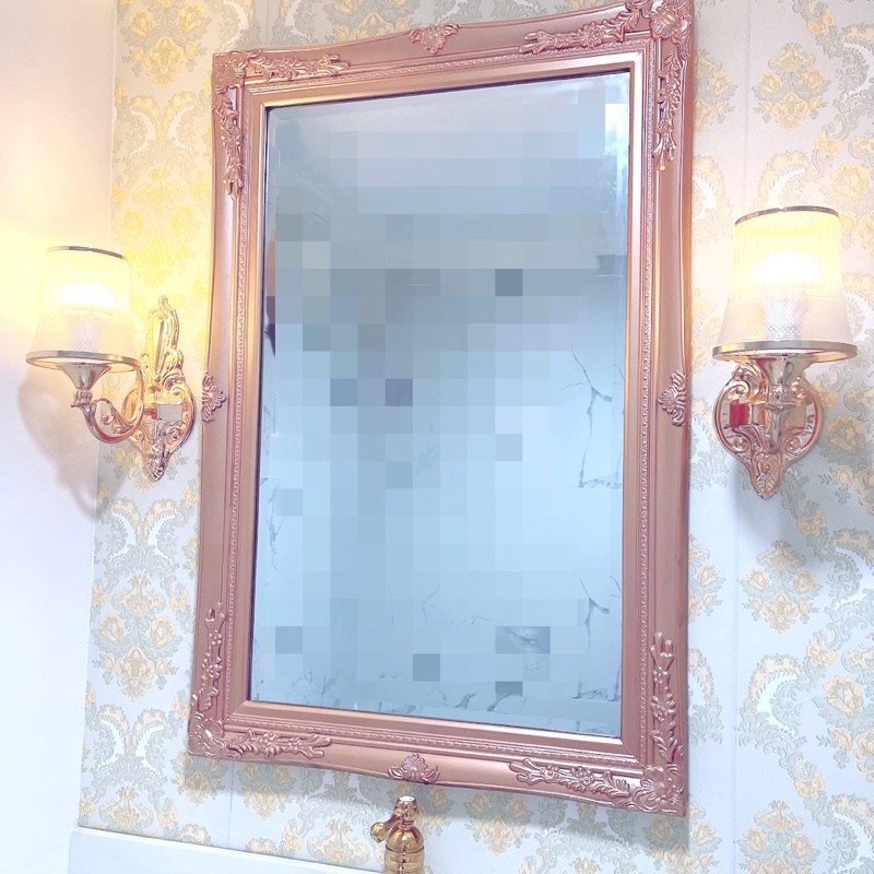 Classic Style Wall Mirror Rose Gold Shopee Philippines