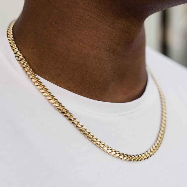 Mens small deals cuban link chain