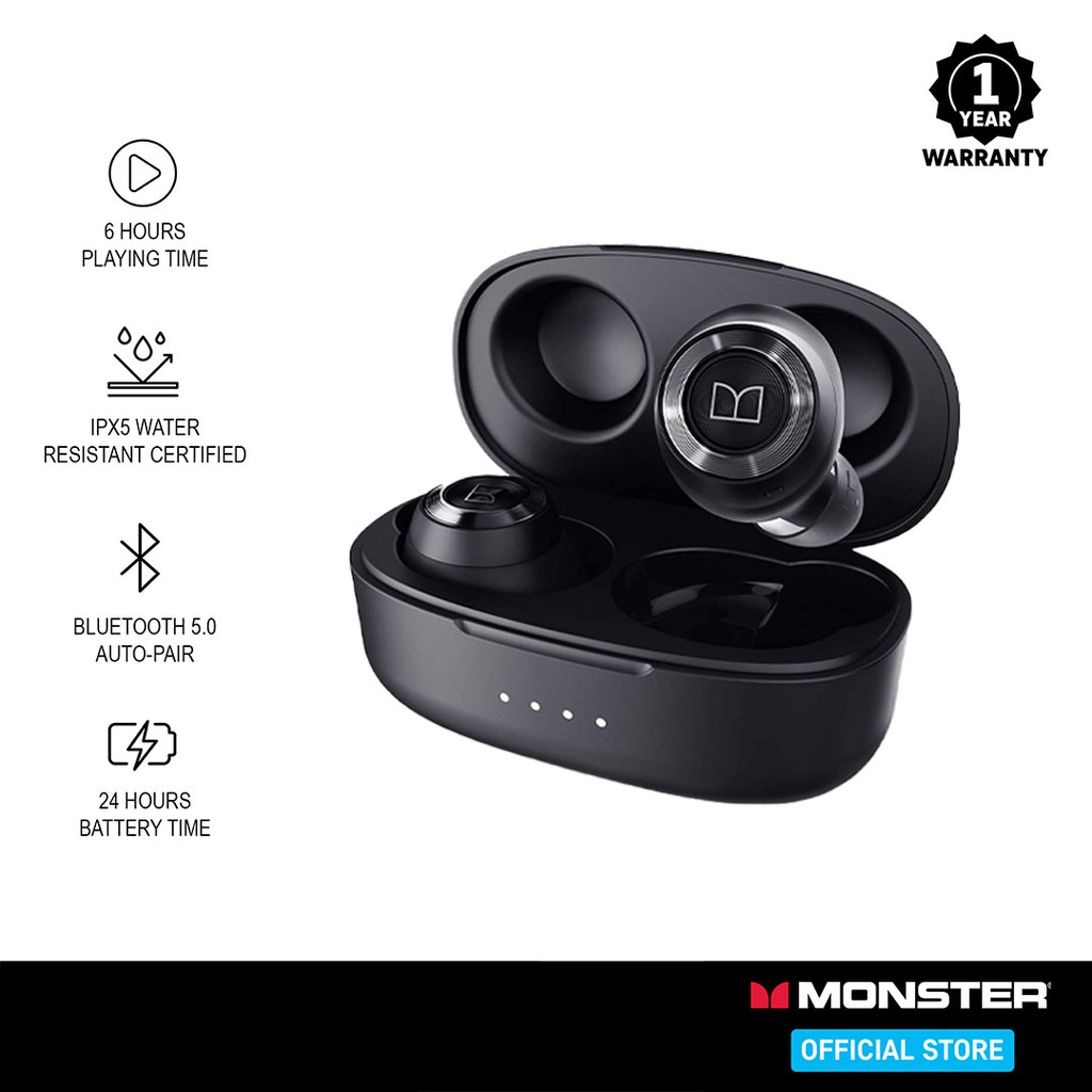 Monster true wireless earbuds review hot sale