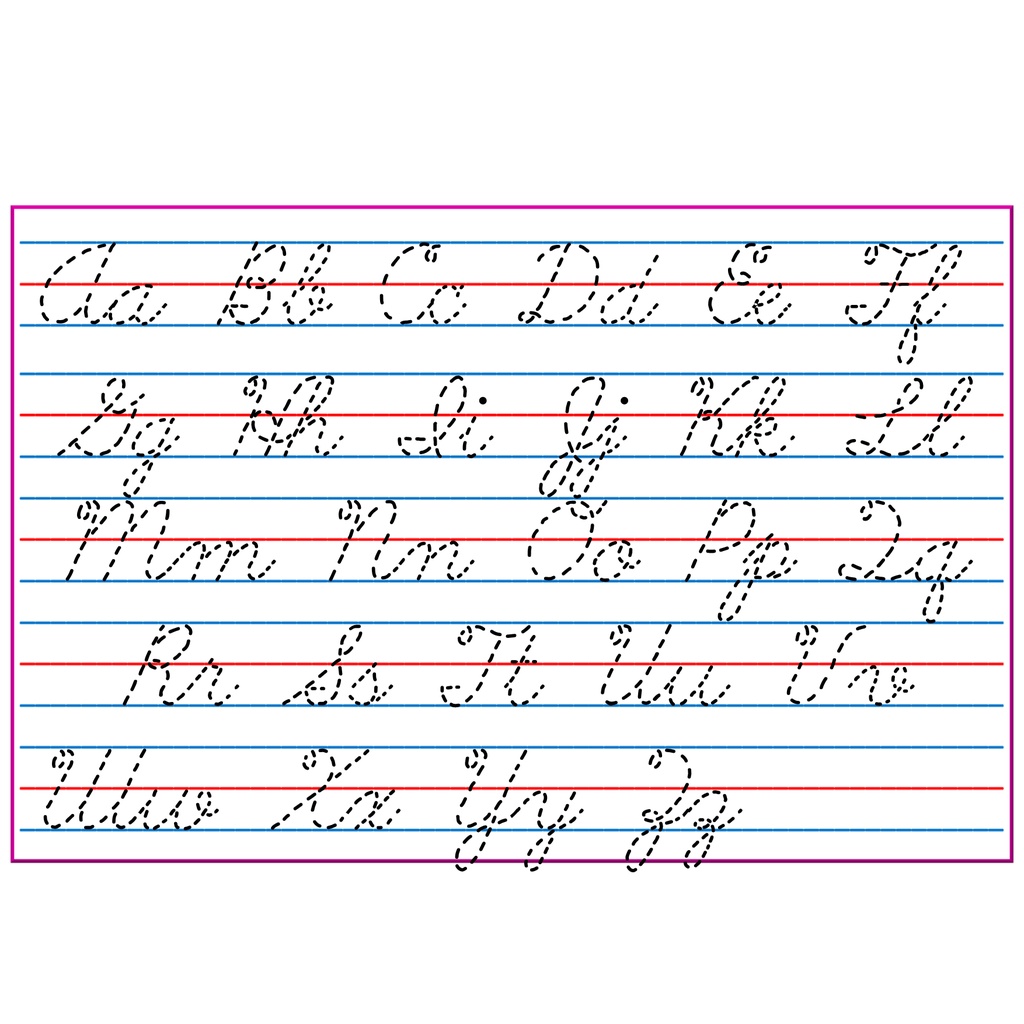 Tracing cursive deals letters