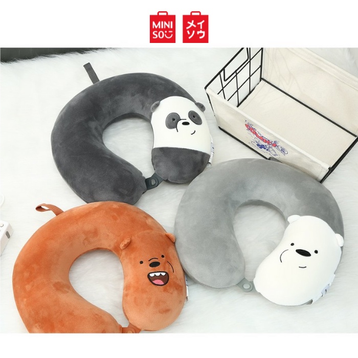 Miniso ice best sale bear neck pillow