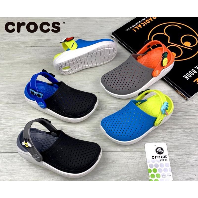 free 10pcs Jibbitz Crocs LiteRide clog summer comfort sandals for