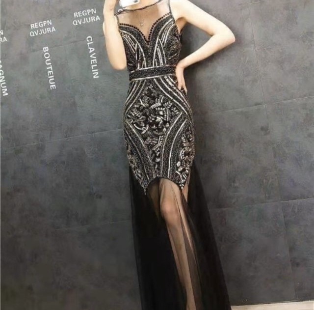 Black long gown for js outlet prom