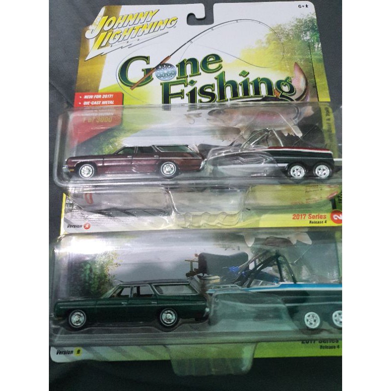 johnny lightning vintage classic Gone fishing 2017 release diecast car