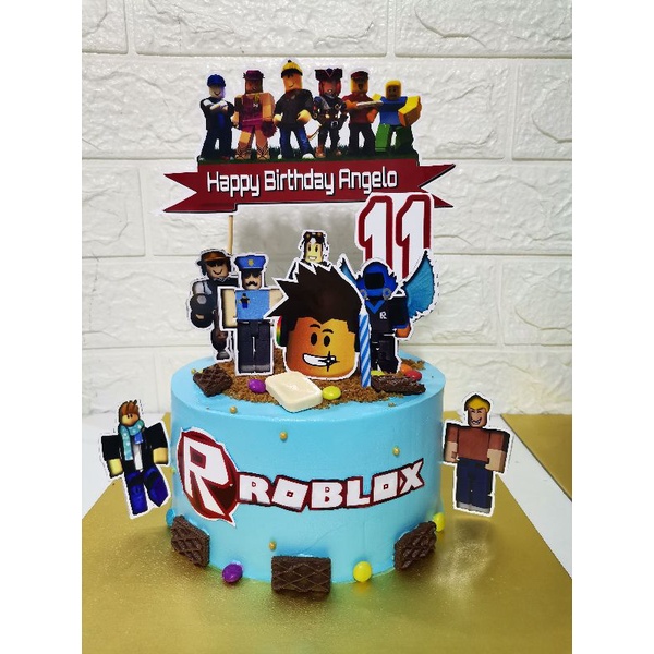 Roblox Cake Topper 