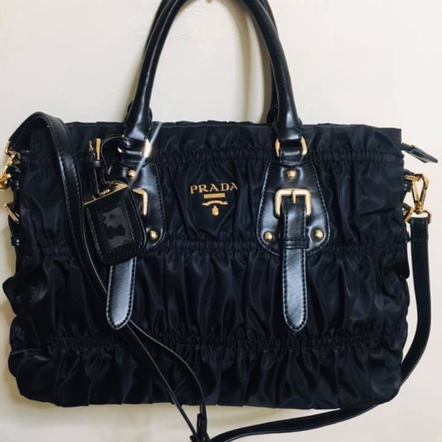 Prada gaufre best sale tessuto bag