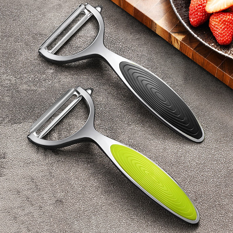 1pc Random Color Stainless Steel Multifunctional Peeler For Kitchen Use,  Vegetable & Fruit Peelers