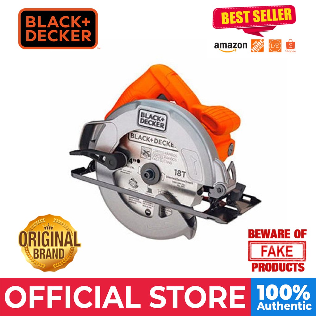 Black and Decker 1400W 185mm Circular Saw CS1004 B1 Shopee